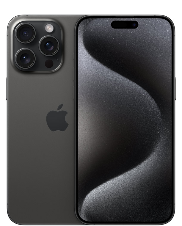iPhone 15 Pro Max in Black Titanium